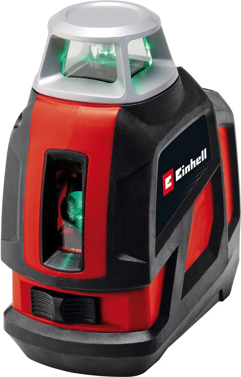Einhell TE-LL 360 G Kruislijnlaser - 40m - Groene laser - Rood/Zwart