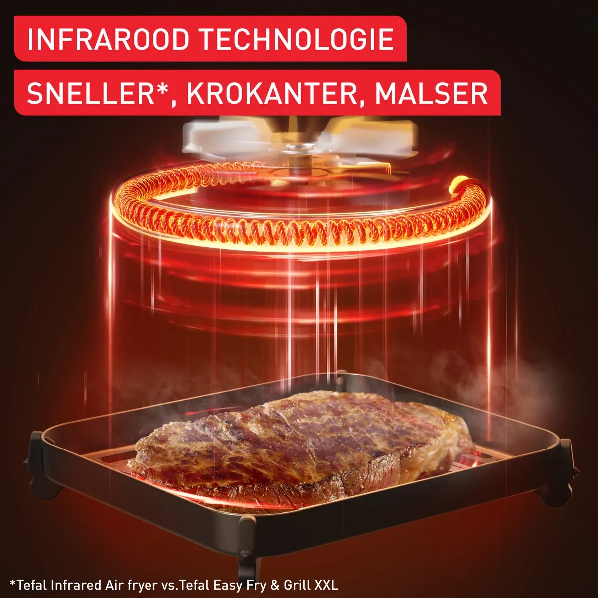 Tefal Easy Fry Infrared EY832H Airfryer 7L - 1700W