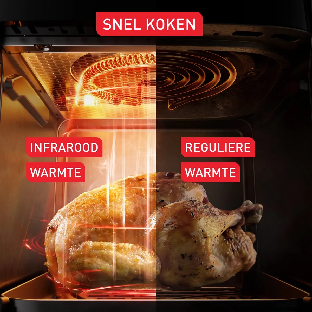 Tefal Easy Fry Infrared EY832H Airfryer 7L - 1700W
