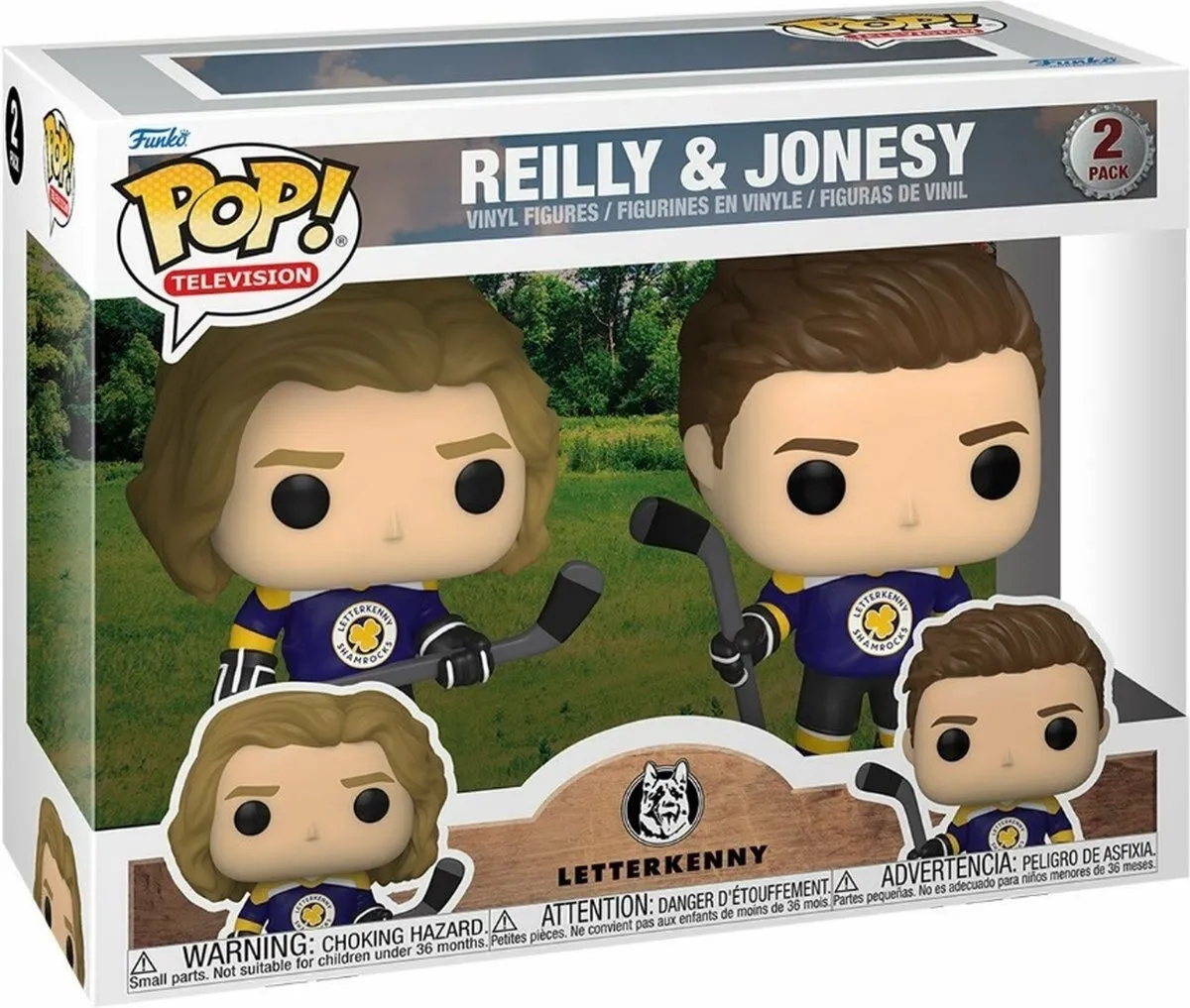 Funko POP! Letterkenny Reilly & Jonesy 2-Pack - 5cm - Multicolor