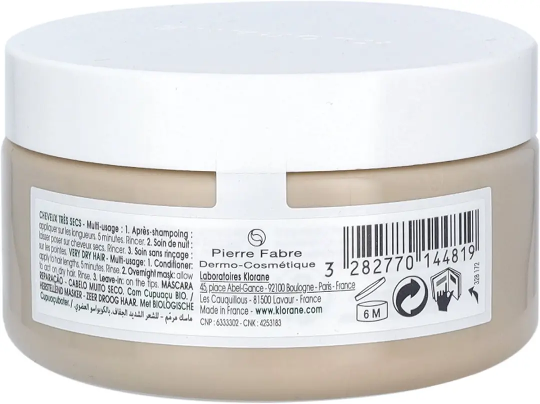 Klorane Cupuazu Haarmasker 150ml