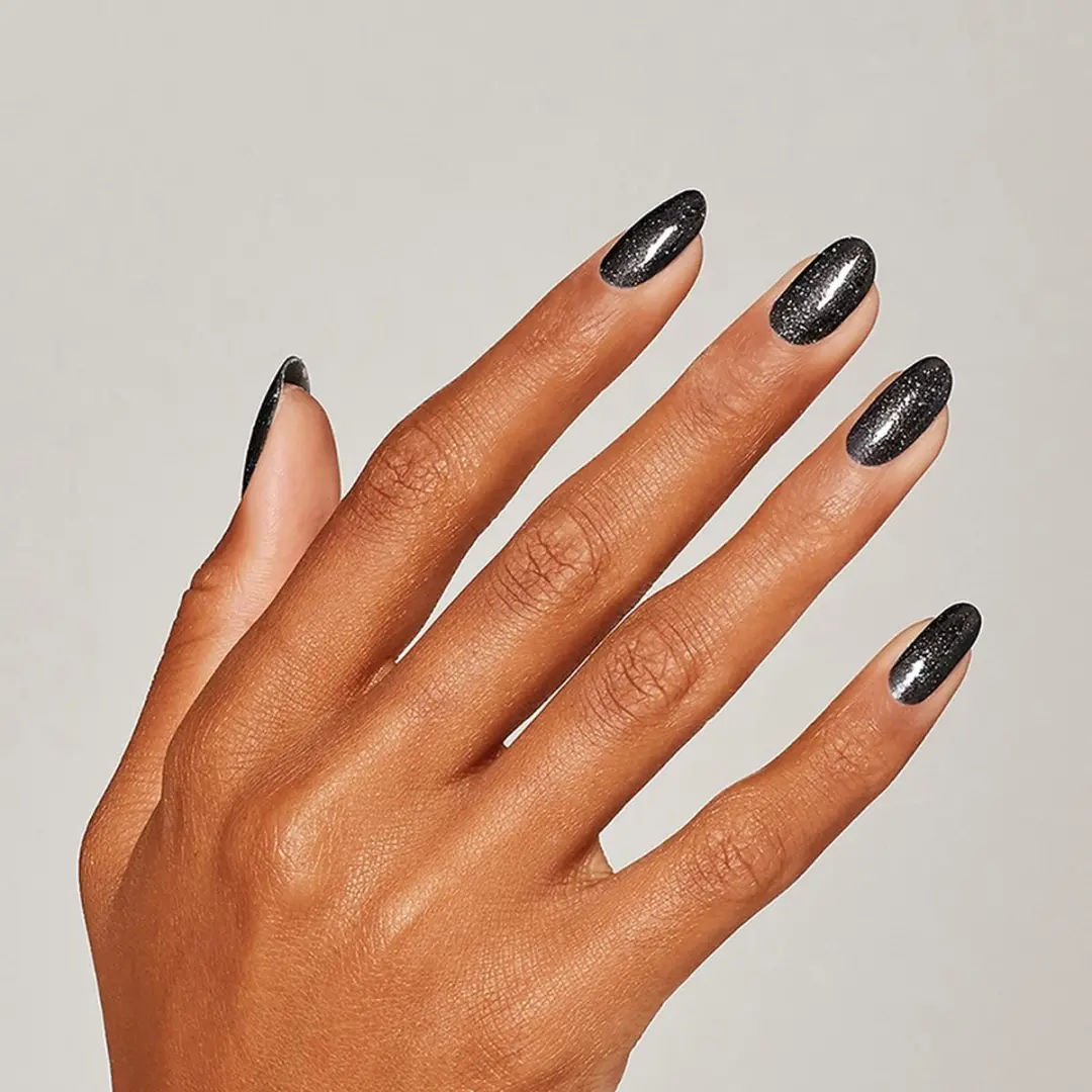 O.P.I. Infinite Shine Nagellak Heart and Coal - 15ml - Grijs met glitter