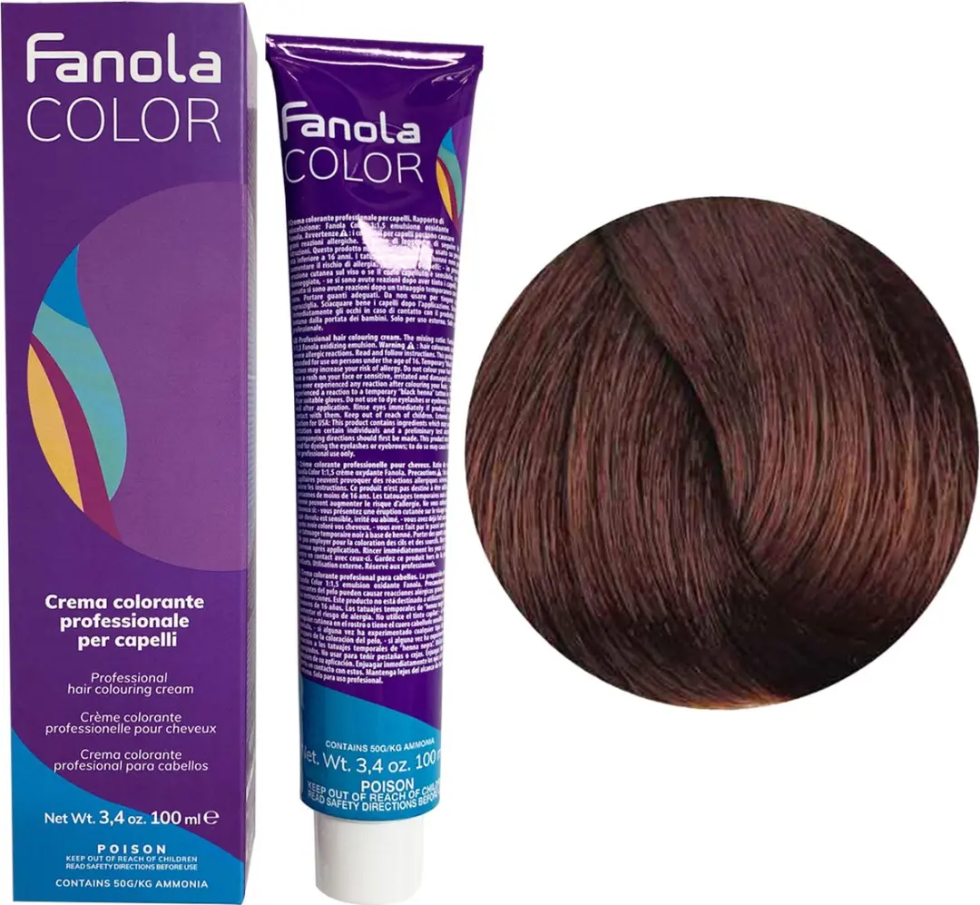 Fanola Professional Haarverf 6.43 Donker Blond Copper Golden 150ml