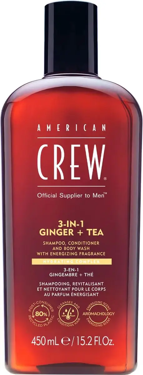 American Crew 3-in-1 Shampoo Conditioner Bodywash 450ml