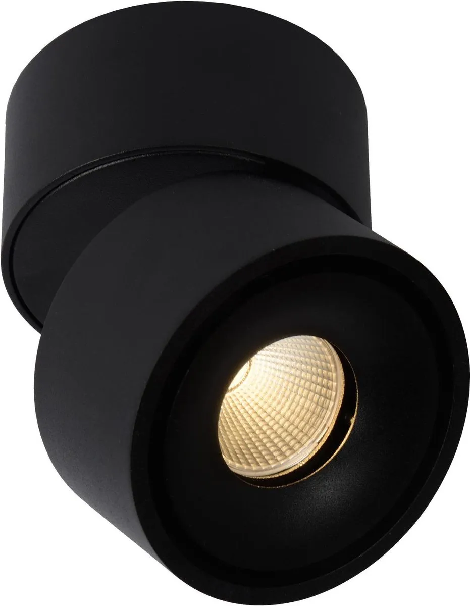 Lucide Yumiko Plafondspot - Ø7,8cm LED 10W 2700K Zwart