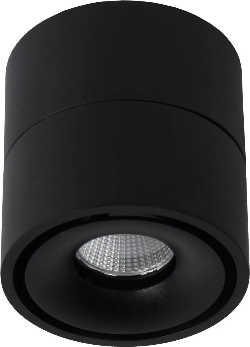Lucide Yumiko Plafondspot - Ø7,8cm LED 10W 2700K Zwart