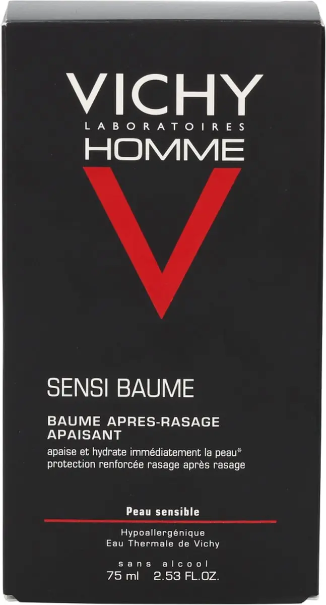VICHY Homme Sensi Baume Aftershave 75ml - afbeelding 6 van 6