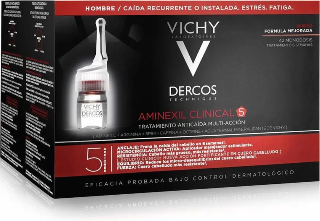 Vichy Dercos Aminexil Clinical 5 for Men - 42 Stuks