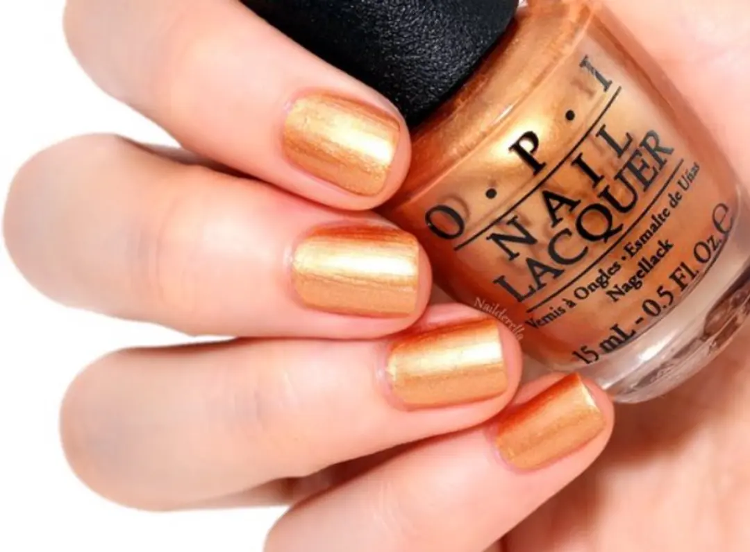 O.P.I With A Nice Finish Nagellak 15ml - Glanzend Brons