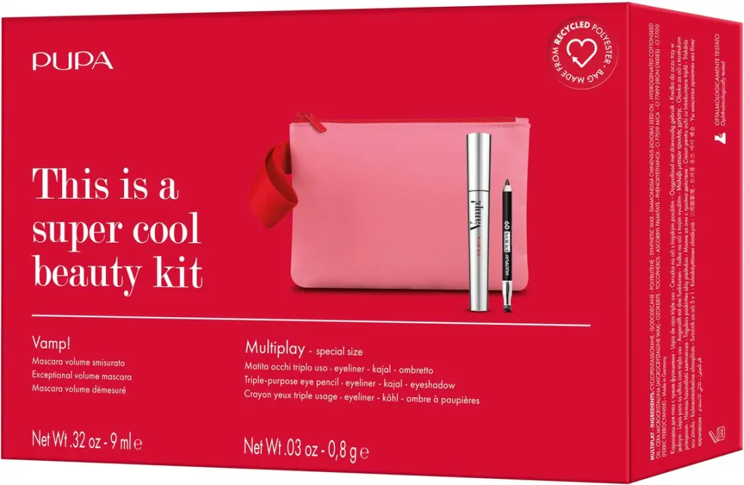 Pupa Milano Kit Vamp! Mascara + Oogpotlood 3ml
