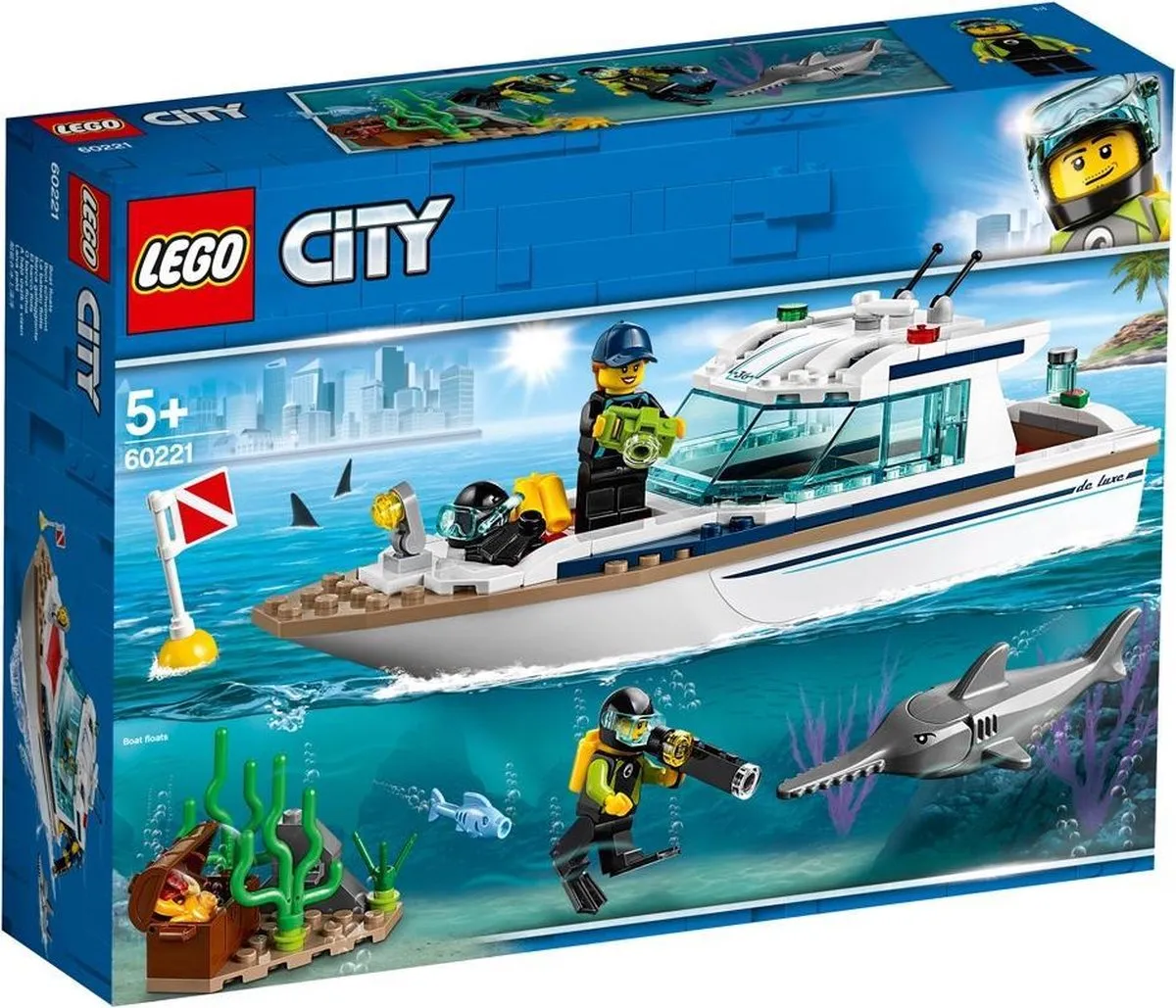 LEGO City Duikjacht 60221 - 148 Stukken - 2 Minifiguren - afbeelding 5 van 6