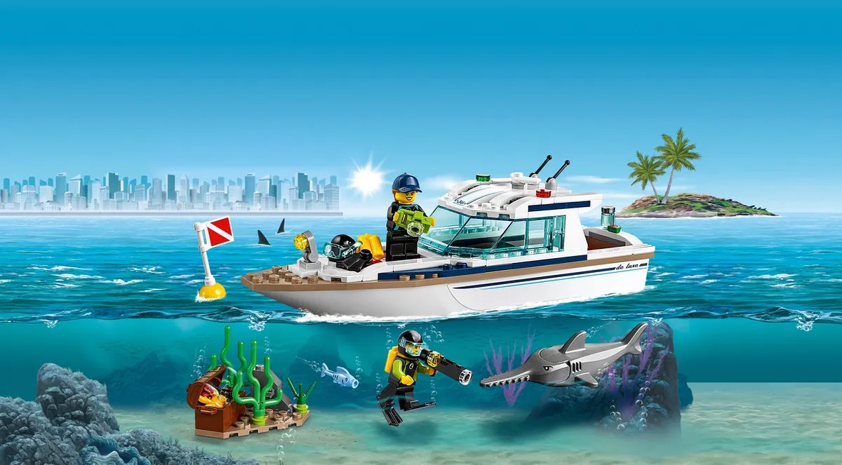 LEGO City Duikjacht 60221 - 148 Stukken - 2 Minifiguren - afbeelding 4 van 6