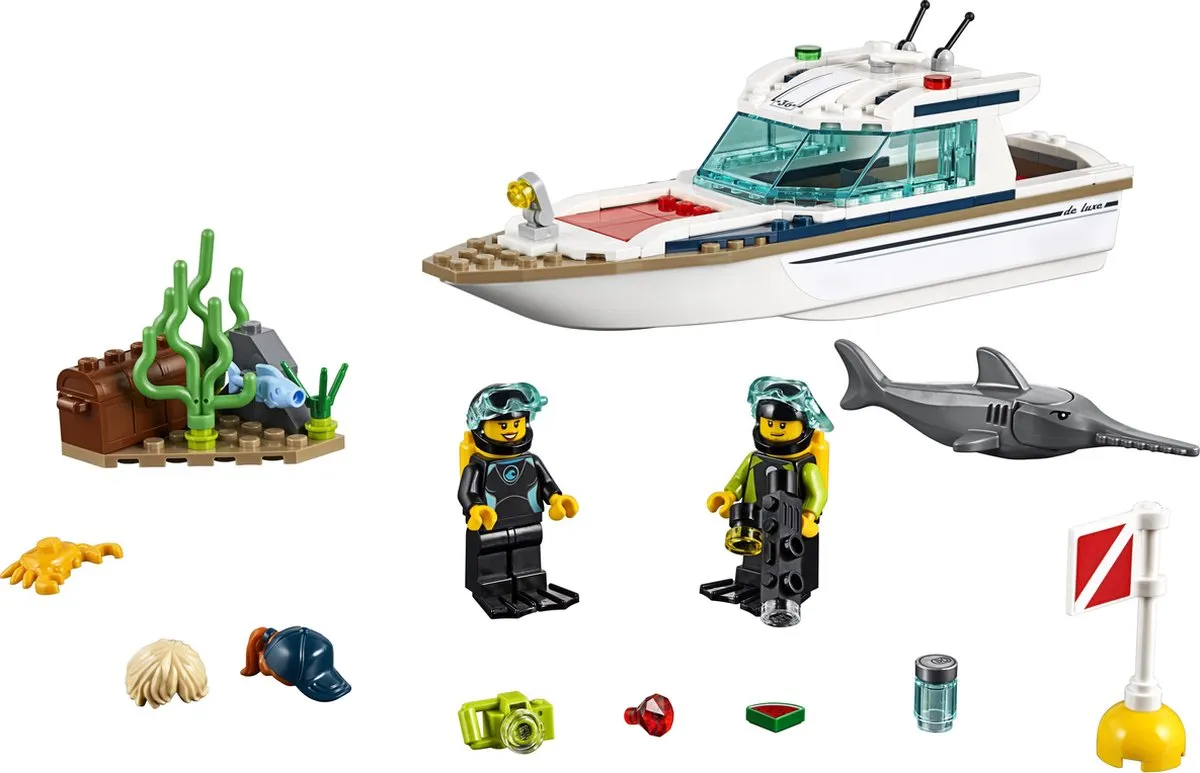LEGO City Duikjacht 60221 - 148 Stukken - 2 Minifiguren - afbeelding 3 van 6