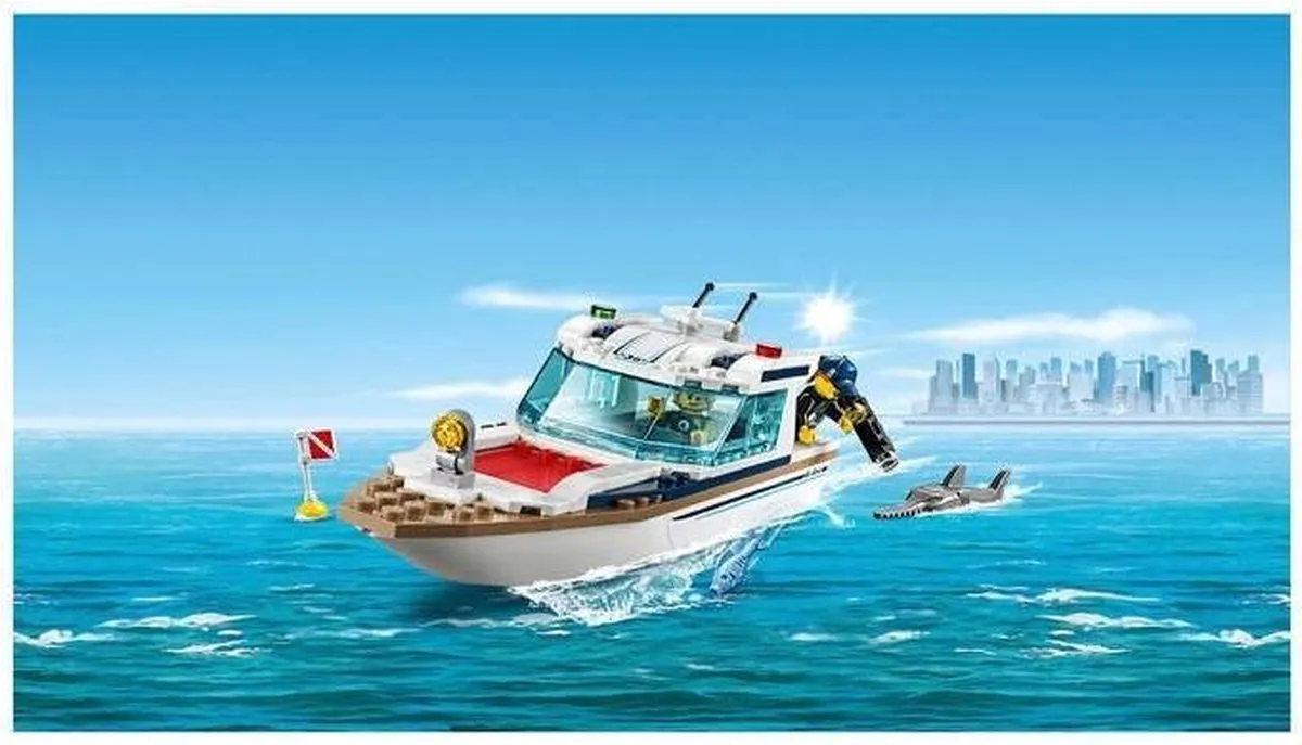 LEGO City Duikjacht 60221 - 148 Stukken - 2 Minifiguren - afbeelding 6 van 6