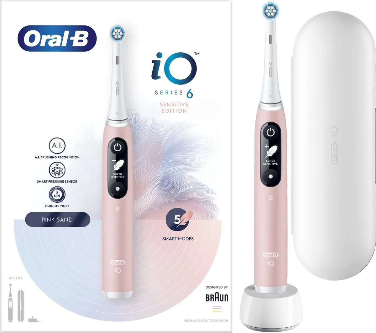 Oral-B iO 6N Elektrische Tandenborstel Roze