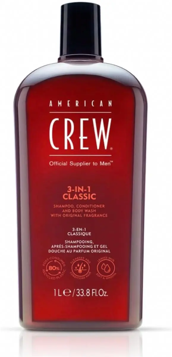 American Crew Classic 3-in-1 Shampoo Conditioner Body Wash 450ml