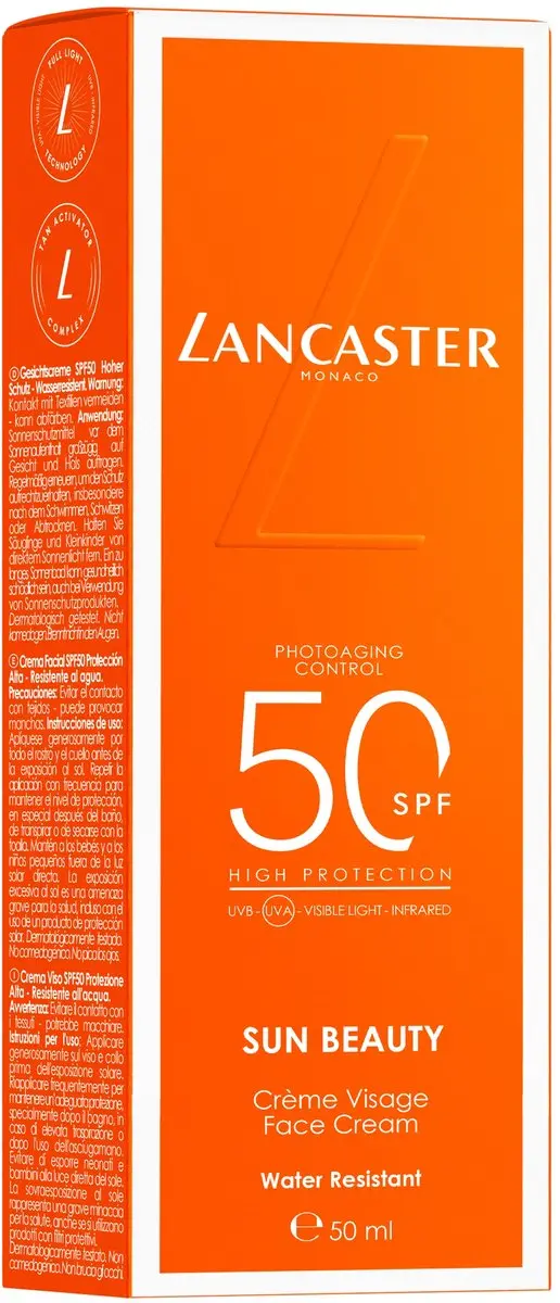 Lancaster Sun Beauty Gezichtscrème SPF50 50ml