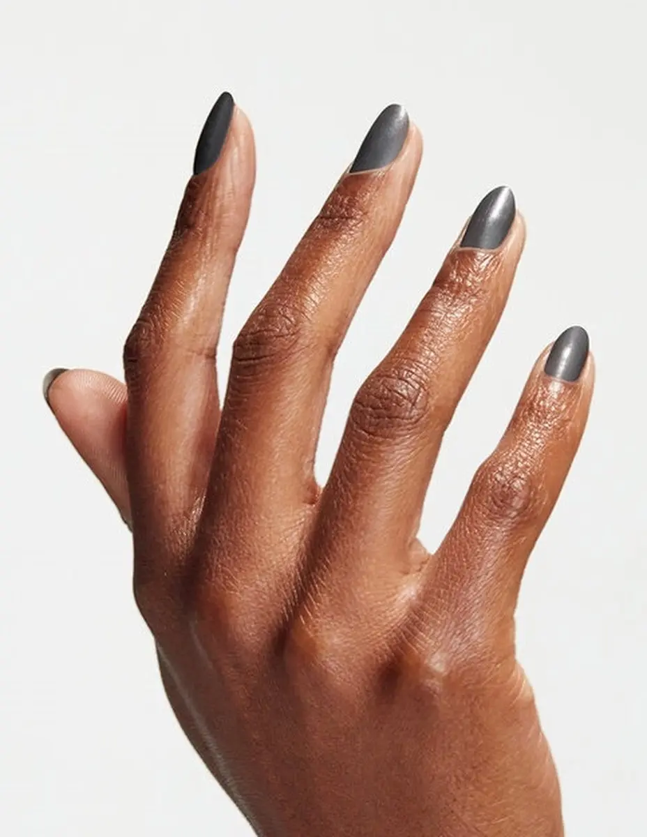 O.P.I. Infinite Shine Nagellak Clean Slate 15ml - Donkergrijs