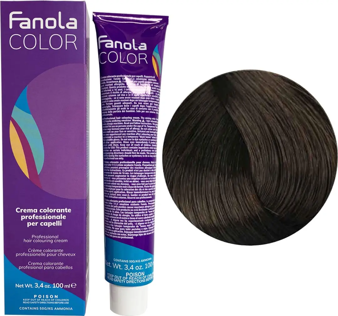 Fanola Professional Haarverf 5.00 Intense Light Chestnut 150ml