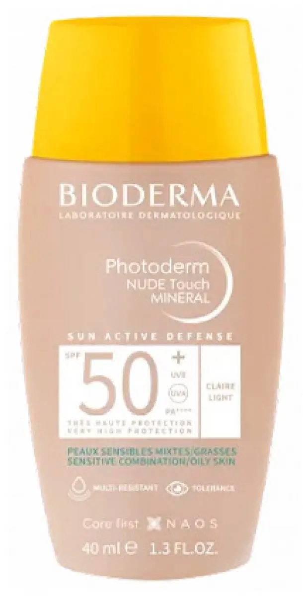 Bioderma Photoderm Nude Clair Zonnecrème 40ml