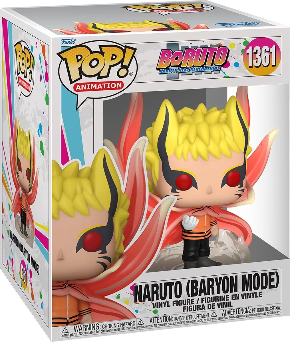 Funko Naruto Boruto Super Sized POP! Baryon Naruto 15cm - Multicolours