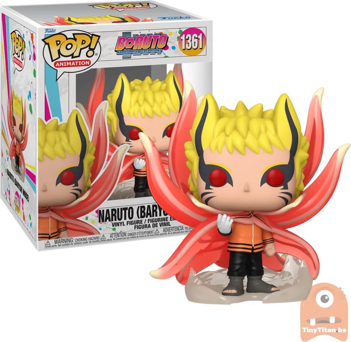 Funko Naruto Boruto Super Sized POP! Baryon Naruto 15cm - Multicolours