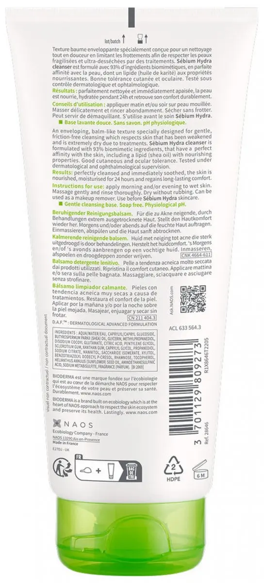 Bioderma Sébium Hydra Cleanser 200ml