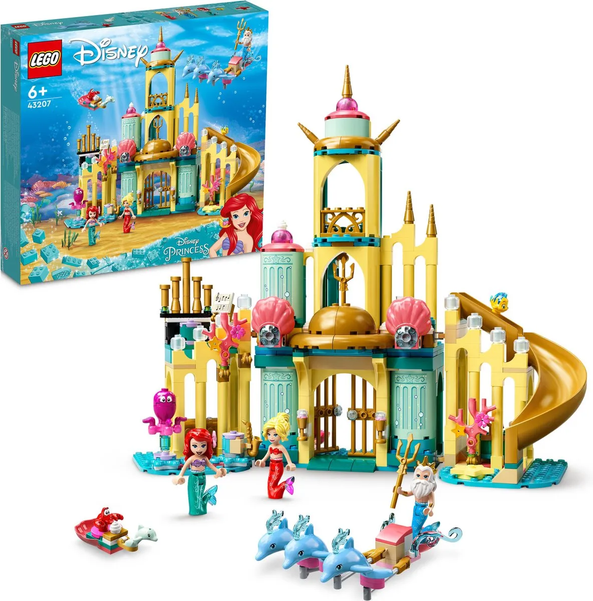 LEGO Disney Ariëls Onderwaterpaleis 43207 - 498 Stukken - afbeelding 6 van 6