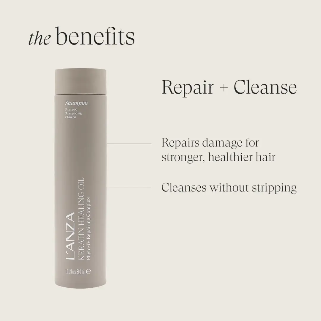 L'anza Keratin Healing Oil Shampoo 300ml