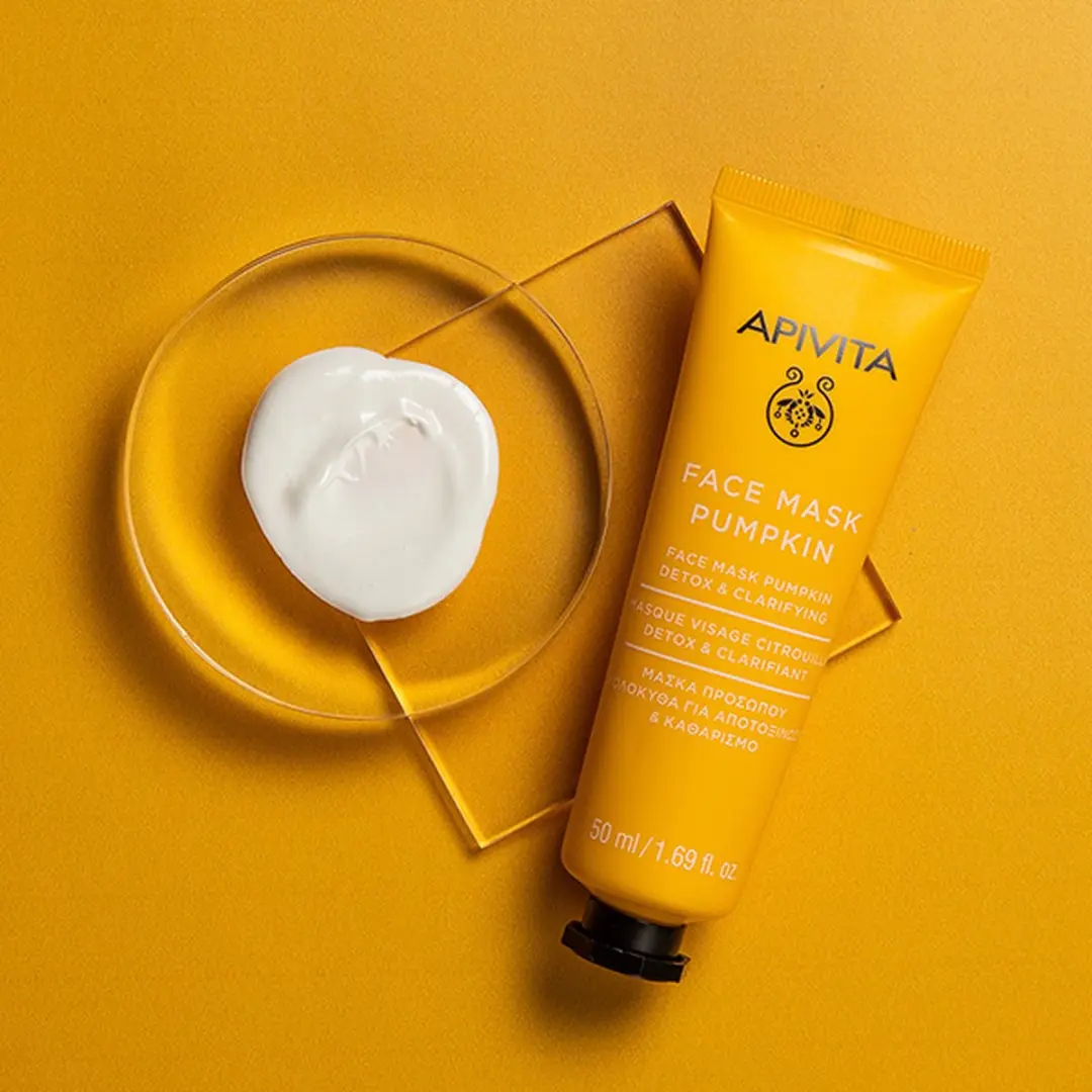 Apivita Detox Gezichtsmasker Pompoen 50ml - Olijf