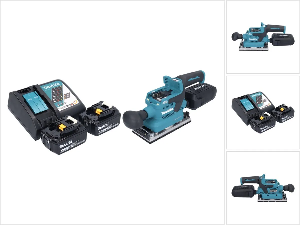 Makita DBO 382 RG Excentrische Schuurmachine 18V