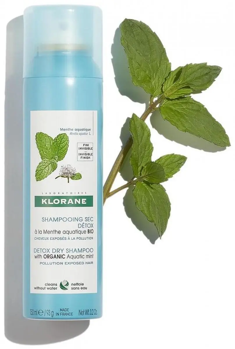 Klorane Droogshampoo Anti-Pollution Mint 150ml