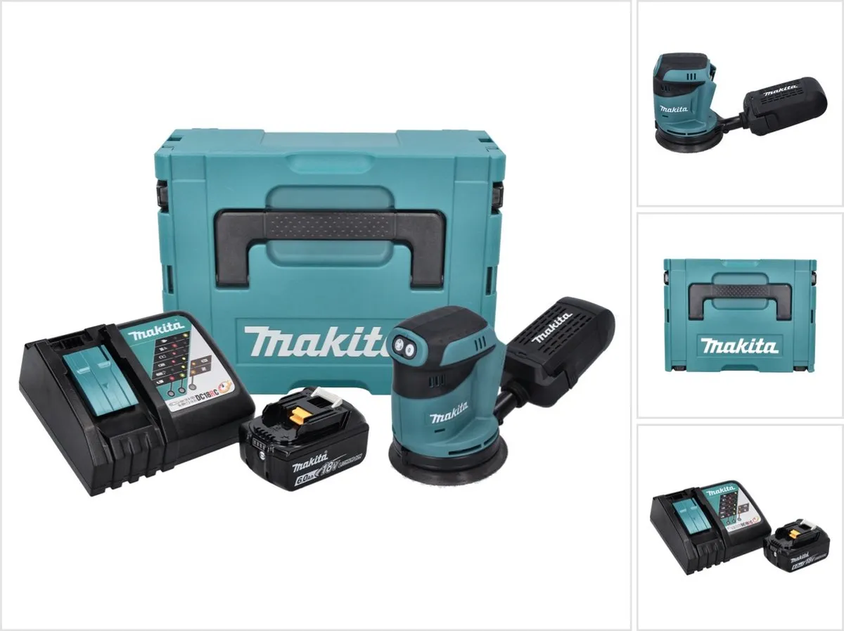 Makita DBO 180 RG1J Excentrische Schuurmachine 125mm