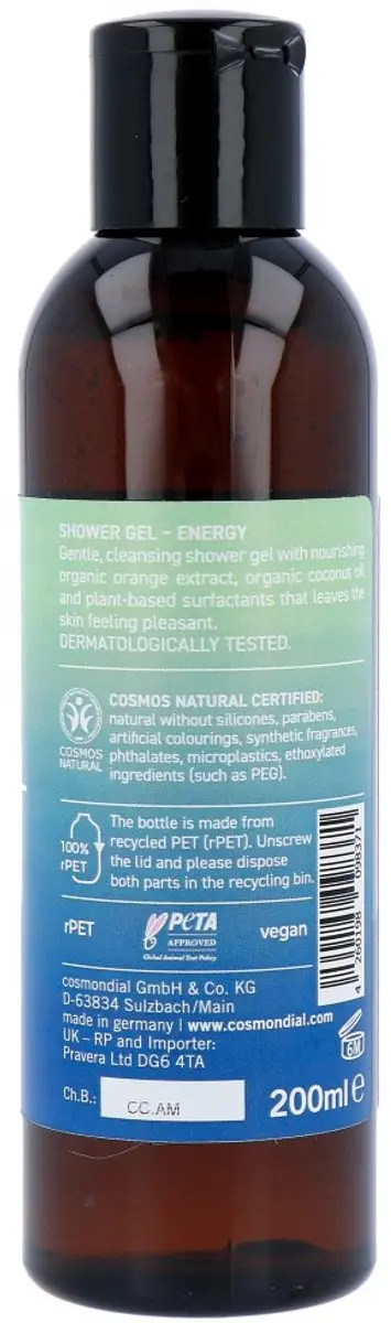 Benecos Energy Shower Gel 200ml