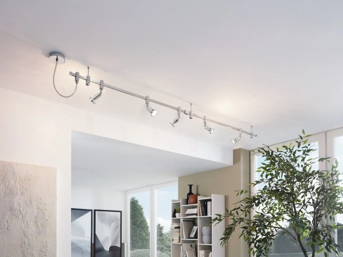 Eglo Vilanova Kabelverlichting 5 Lichtpunten - Chroom