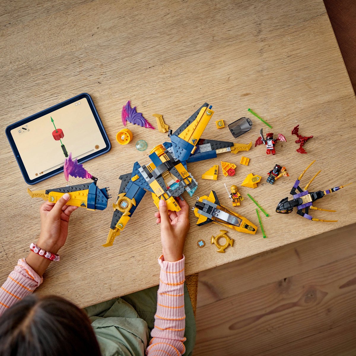 LEGO NINJAGO Ras en Arins superstormvliegtuig - 71833