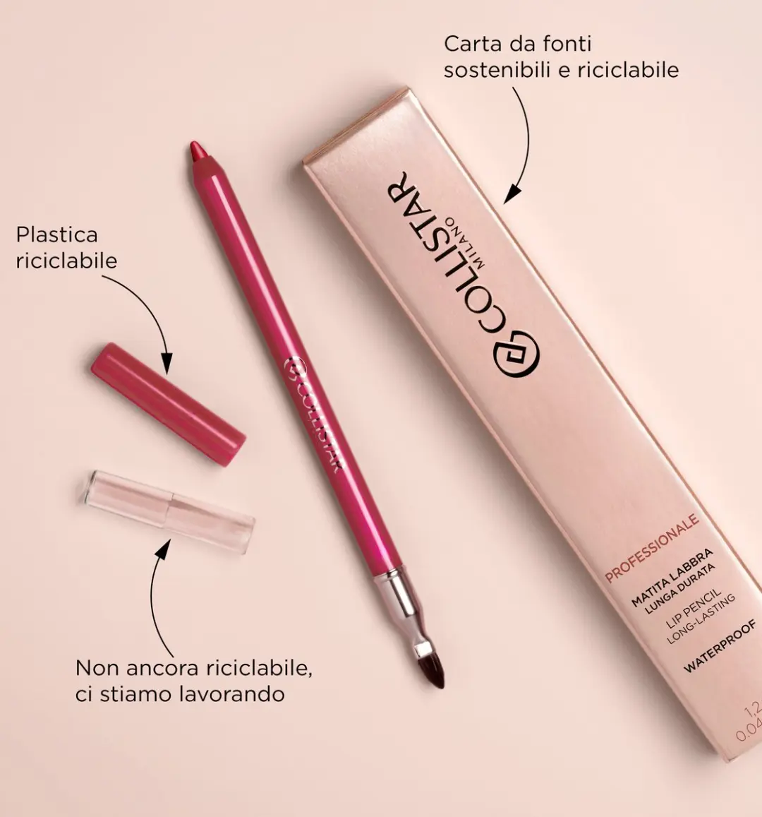 Collistar Long-lasting Lip Pencil 1.2g - Fucsia Petunia