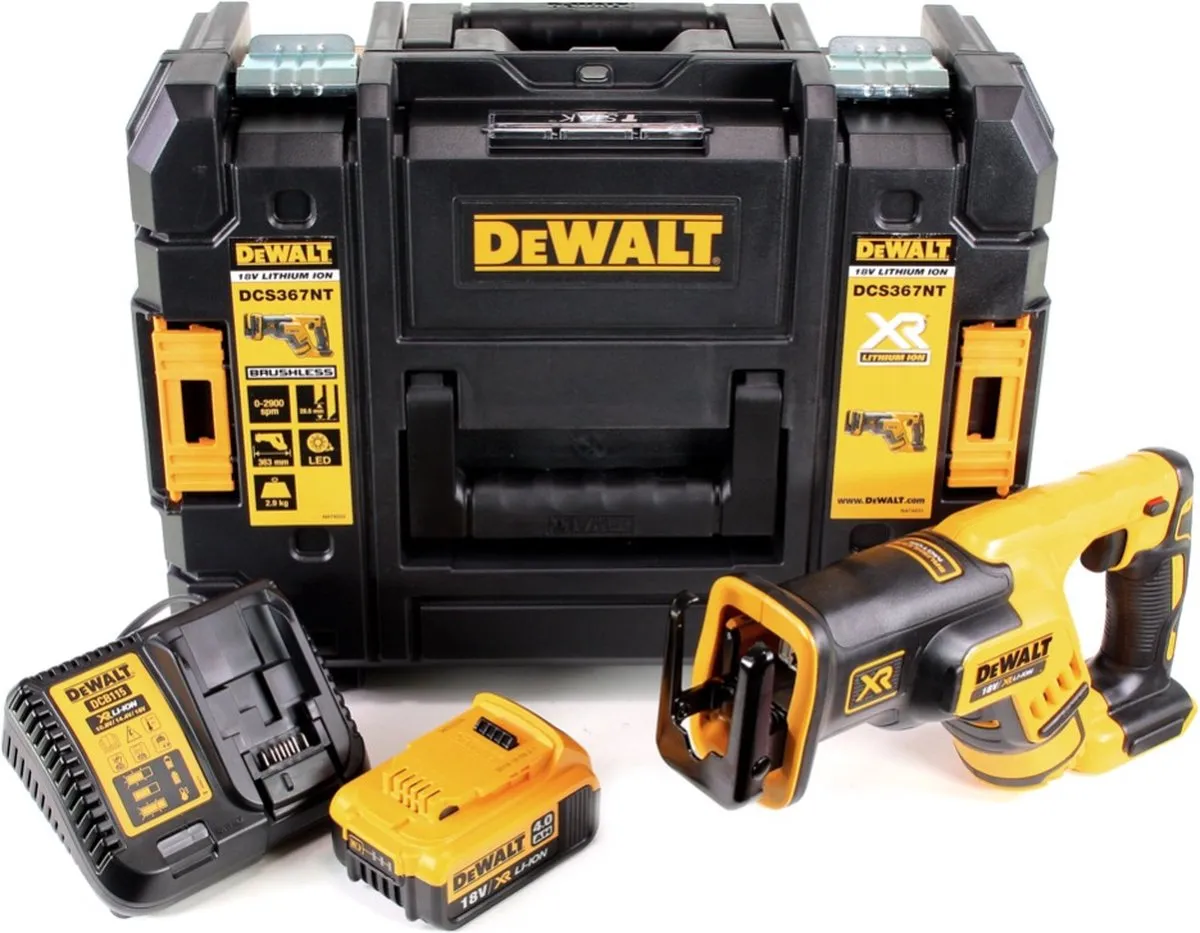 DeWalt DCS 367 M1 Reciprozaag 18V Brushless - 4,0Ah - afbeelding 4 van 5