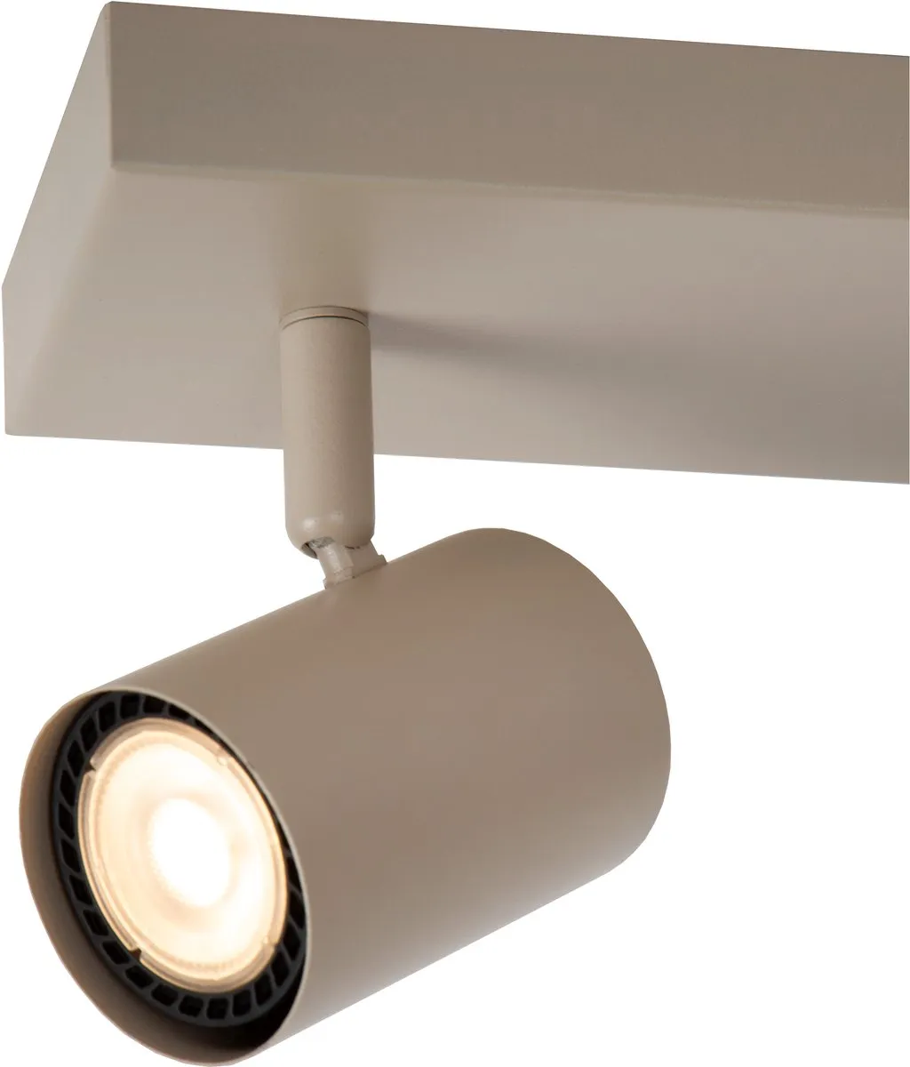Lucide Jasper Plafondspot 3xGU10 - Taupe