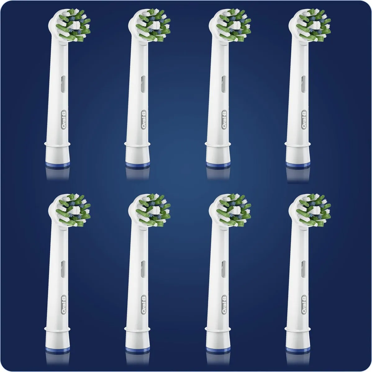 Oral-B CrossAction Opzetborstels 8 Stuks - Wit - afbeelding 5 van 6