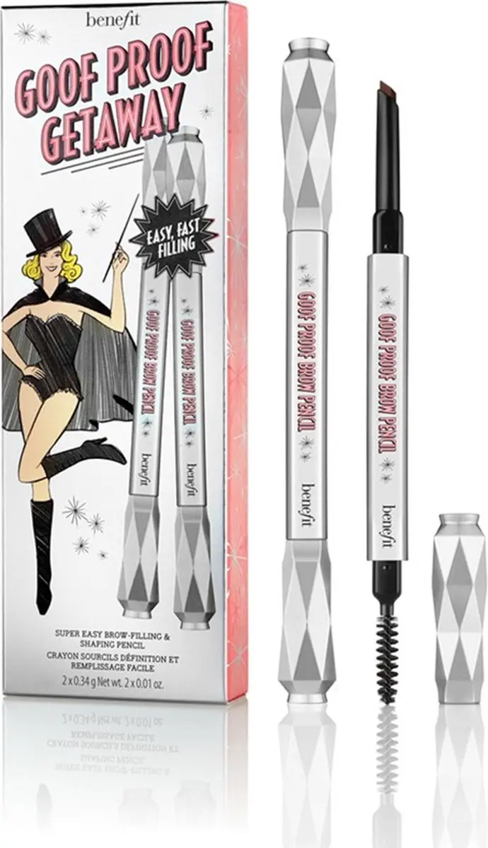 Benefit Goof Proof Brow Getaway Duo - 0,68 g - Bruin