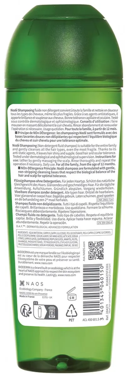 Bioderma Node Fluide Shampoo 200ml - afbeelding 3 van 6