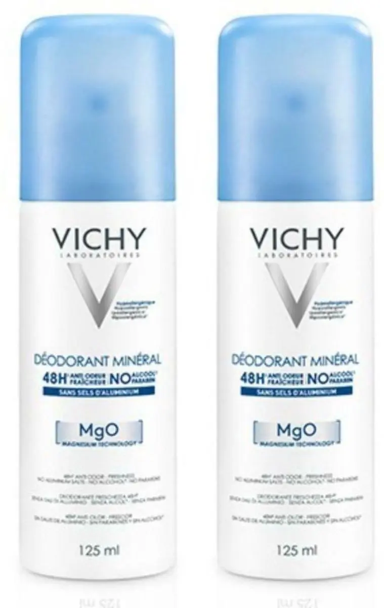 Vichy Deodorant Mineral Spray MGO 0% Alcohol 125ml