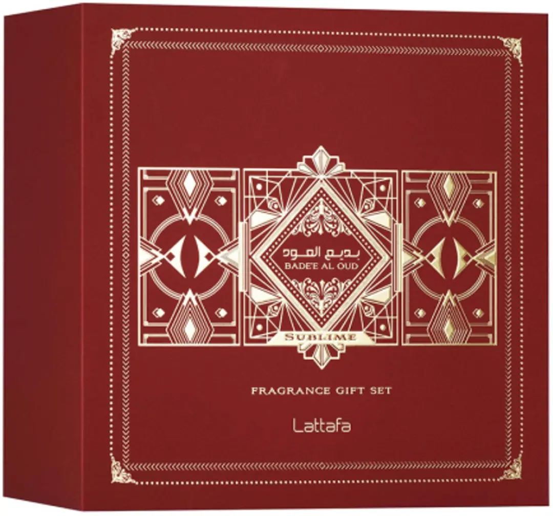 Lattafa Bade'e Al Oud Sublime Gift Set Eau de Parfum 162ml