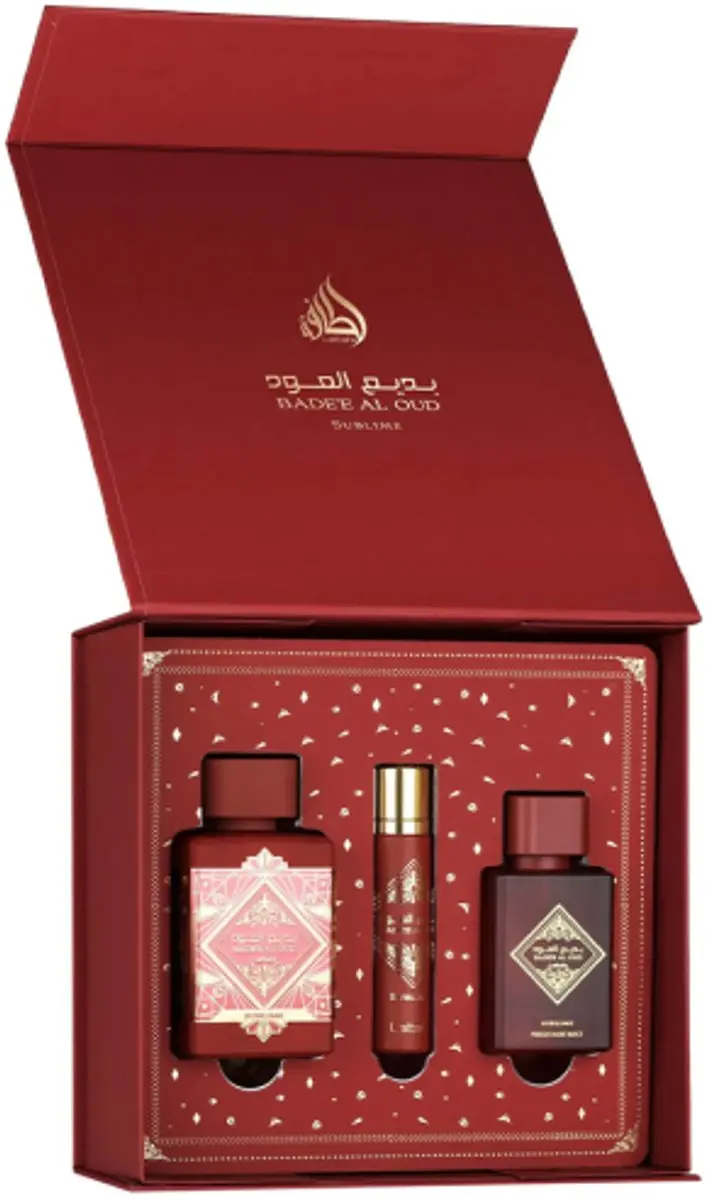 Lattafa Bade'e Al Oud Sublime Gift Set Eau de Parfum 162ml