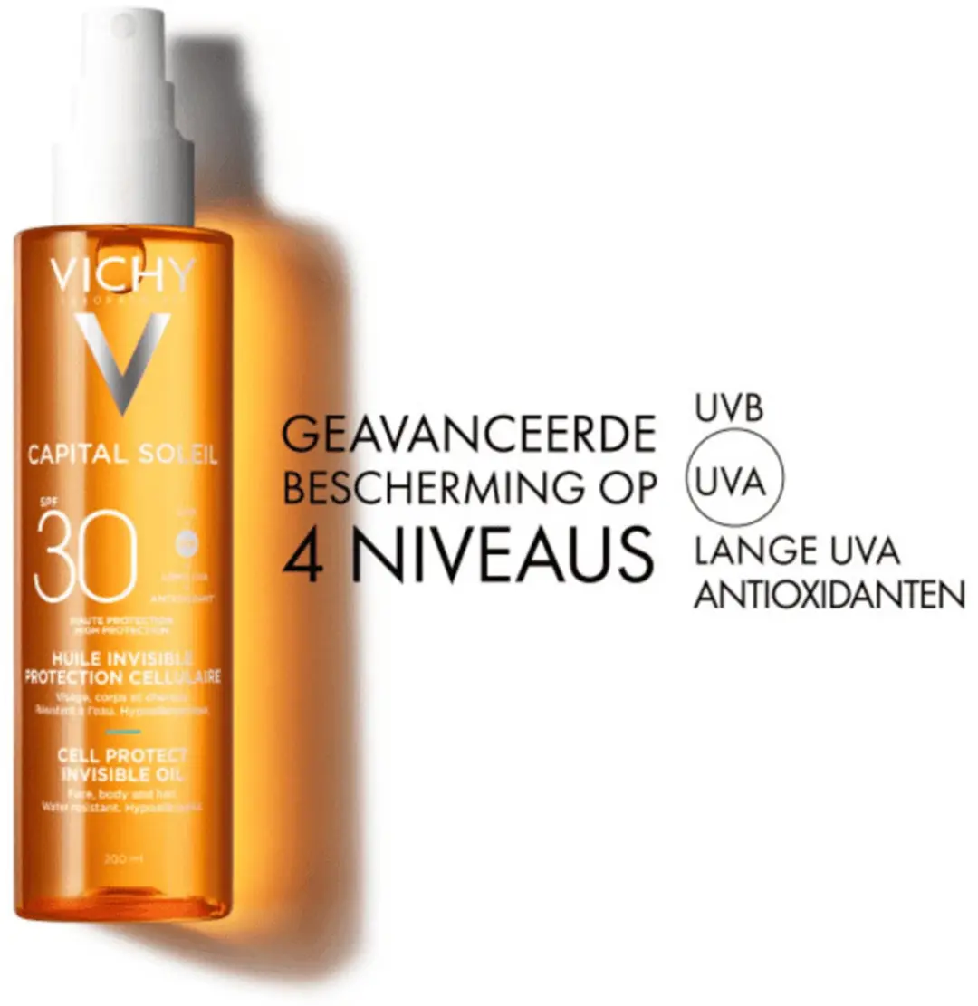 Vichy Capital Soleil Cell Protect Oil SPF30 - 200ml - afbeelding 6 van 6