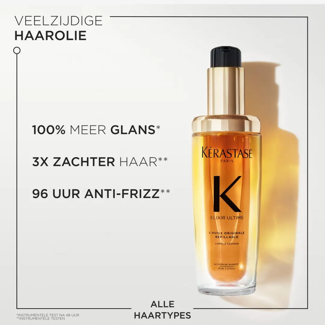 Kérastase Elixir Ultime Olie 75ml + Chronologiste Haarmasker 75ml