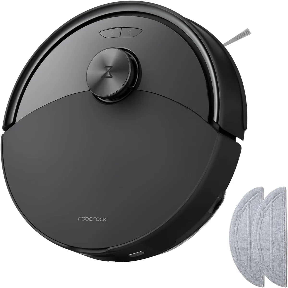 Roborock Q10 S5 Robotstofzuiger– 10000 Pa Zuigkracht–Dubbele Anti-klitfunctie–VibraRise 2.0-Systeem– 8 mm Dweillift– PreciSense LiDAR-navigatie–Obstakelvermijding– APP–Zwart-2 Dweilen