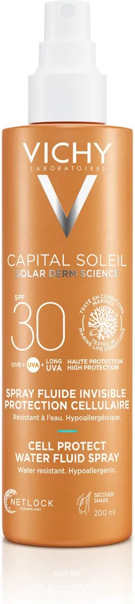 Vichy Capital Soleil Cell Protect Fluïde Spray SPF30 200ml