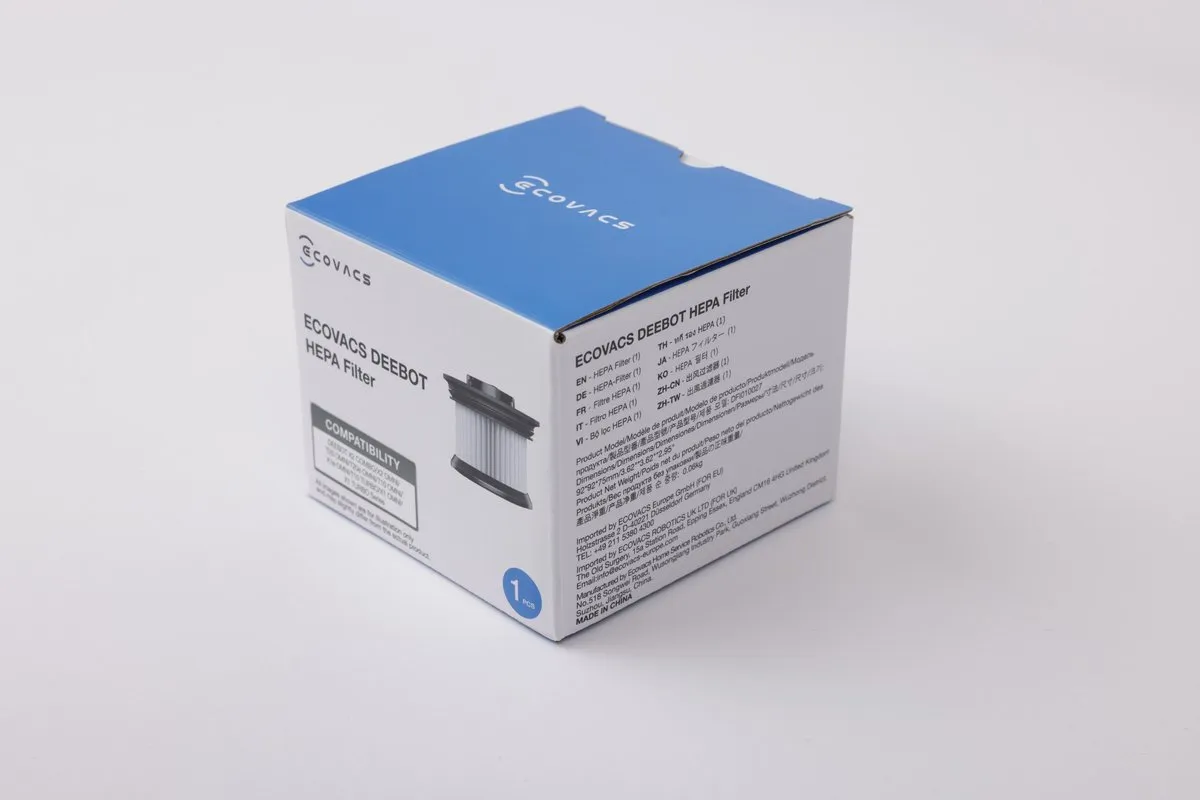 Ecovacs Deebot X2/T30S Robotstofzuiger - HEPA Filter - Zwart
